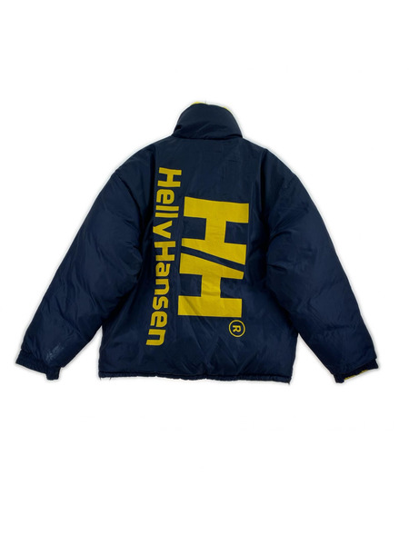 HELLY HANSEN ダウンジャケット 90s/リバーシブル/黄色/紺[値下]