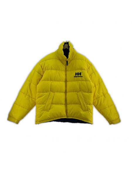 HELLY HANSEN ダウンジャケット 90s/リバーシブル/黄色/紺[値下]