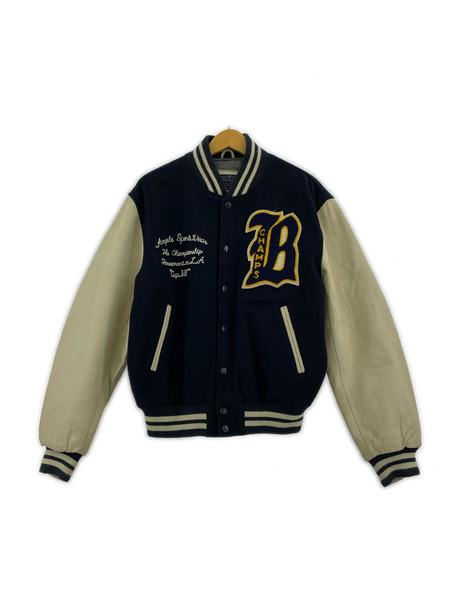 OLD・VINTAGE ジャケット SPICE ISLAND スタジャン(M)ネイビー