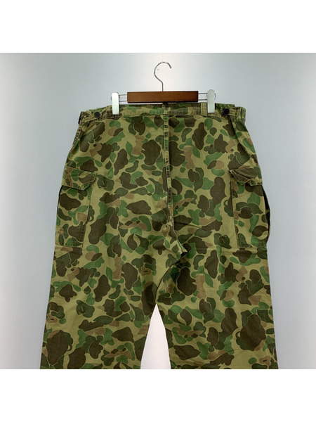 40s-50s頃 USMC 民間品 M-43 13スターボタン ダックハンターカモパンツ 約38インチ