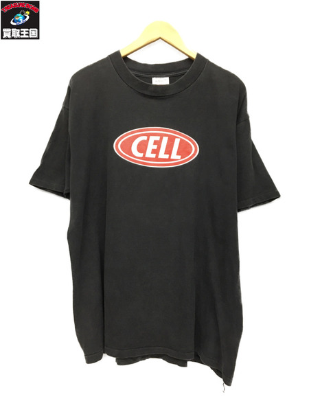 OLD・VINTAGE 半袖Tシャツ・カットソー 90s CELL Slo-Blo オルタナバンドTシャツ (L) ブラック[値下]