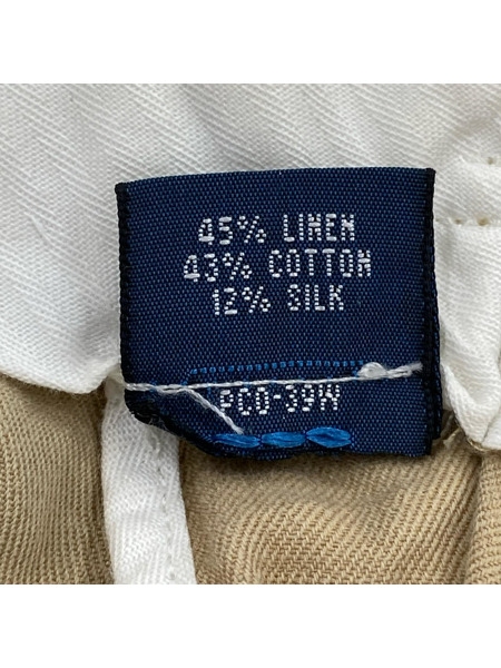 POLO RALPH LAUREN パンツ PRESTON FIT LINEN PANTS BEG W36