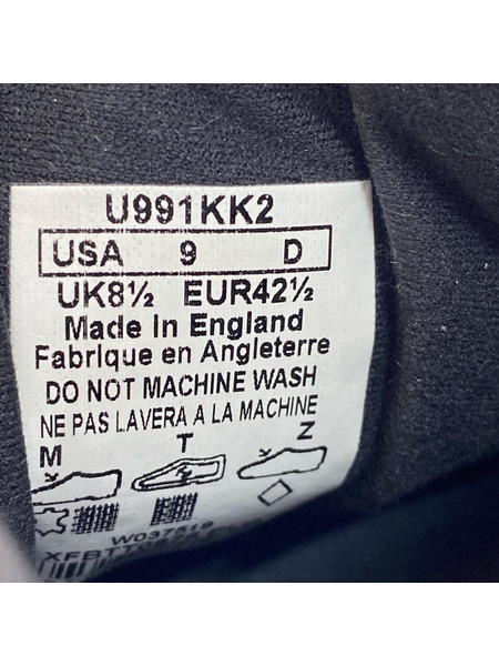 NEW BALANCE スニーカー U991KK2 9D 27cm 英国製