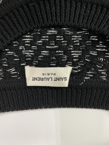 SAINT LAURENT 18AW ラメニット S 黒