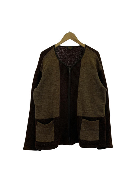 MARITHE + FRANCOIS GIRBAUD/ニット/ジップカーディガン[値下]