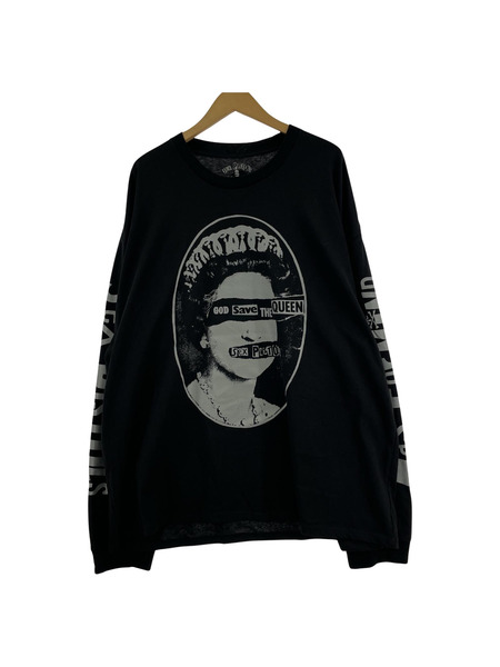 mastermind JAPAN God Save The Queen L-S Tee (XL)[値下]