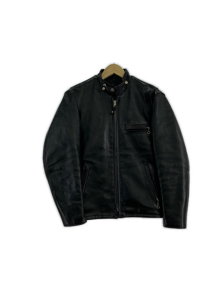 SCHOTTシングルライダース ホースハイド 黒 （34）