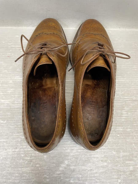 Berluti メダリオン プレーントゥ パティーヌ ブラウン 8 1/2