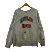 Champion スウェット・トレーナー 90s REVERSE WEAVE GRY L