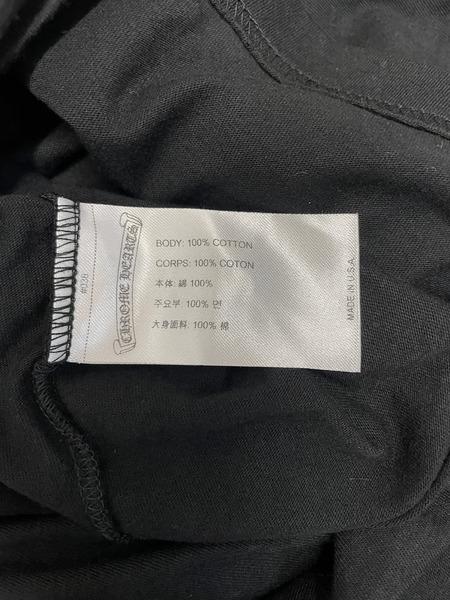 CHROME HEARTS CH L/S/1 スクロールラベルL/SポケTee XL ブラック