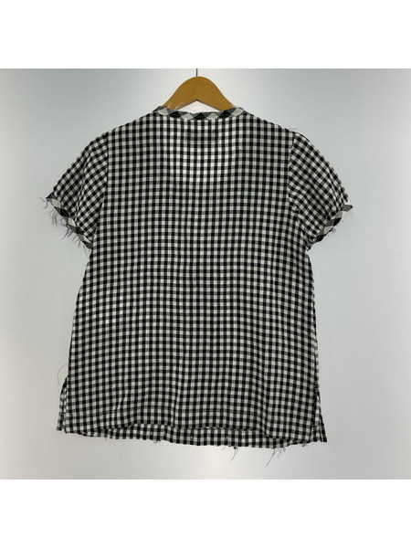 tricot COMME des GARCONS 半袖Tシャツ・カットソー ギンガムチェック SSブラウス