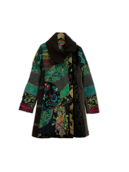 Desigual ジャケット パッチワークコート