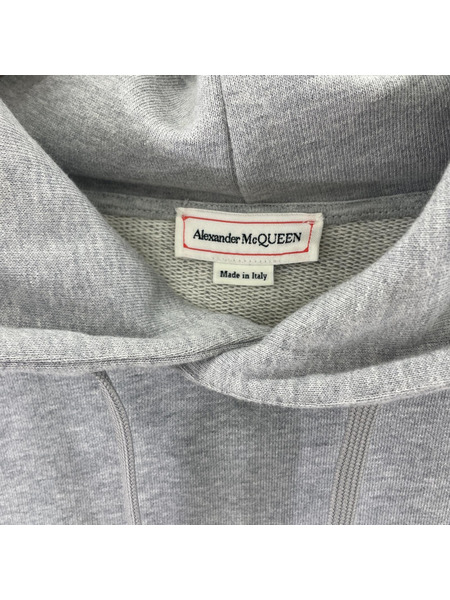 Alexander McQueen 23SS グラフィティロゴPOパーカー L グレ- 688715