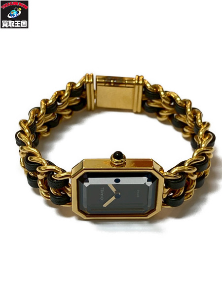  CHANEL シャネル プルミエール M H0001 電池交換済み レディース QZ クオーツ