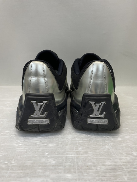 LOUIS VUITTON 21AW ミレニアムライン テックスニーカー 7 ブラック×シルバー[値下]