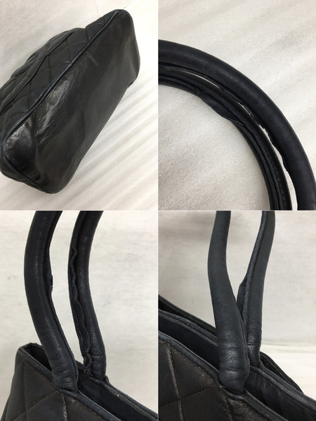 CHANEL　トートバッグ 復刻トート/マトラッセ/ラムスキン
