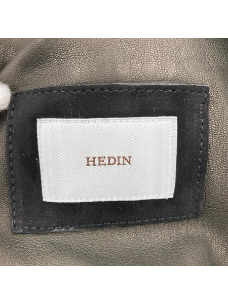 カーディガン HEDIN CALISTO ラムレザーカーディガン