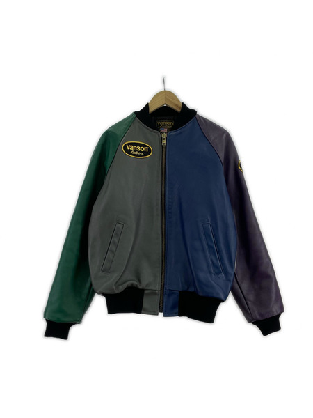 VANSON ライダース TJ ライダース クレイジーカラー 38