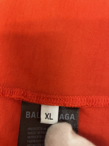 BALENCIAGA 20AW BLURRY ONE LIKE L/S TEE XL 赤