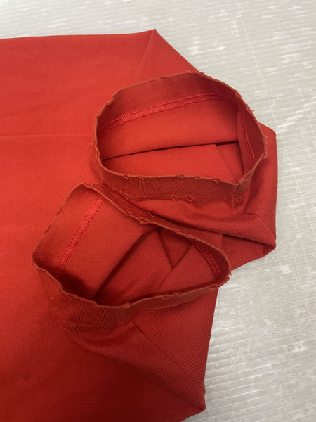 BALENCIAGA 20AW BLURRY ONE LIKE L/S TEE XL 赤