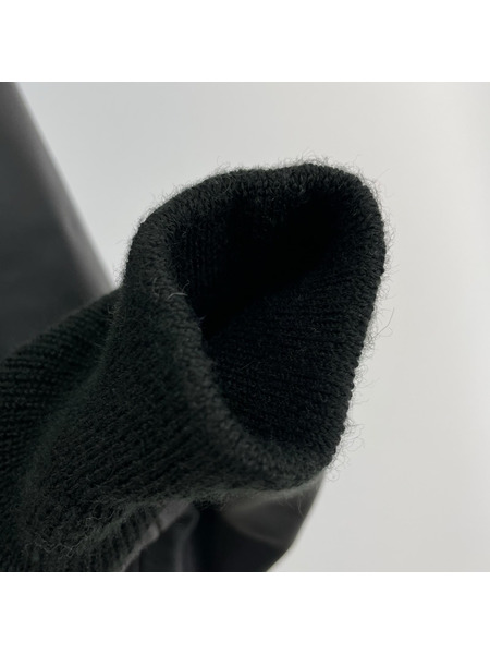 HOUSTON フライトジャケット ラムレザー G-1 黒