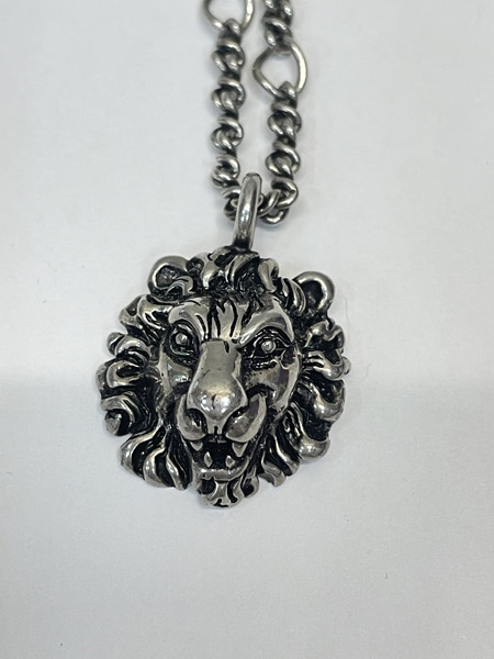 GUCCI ライオンヘッド シルバーネックレス