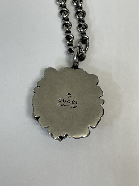 GUCCI ライオンヘッド シルバーネックレス