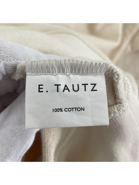 E.TAUTZ スウェット・トレーナー ベージュ (S)[値下]