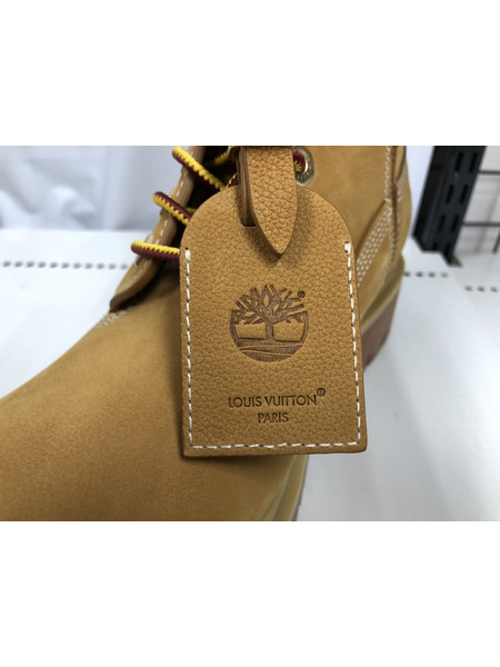 靴 Timberland 6インチブーツ/モノグラム/US9ハーフ