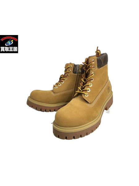靴 Timberland 6インチブーツ/モノグラム/US9ハーフ