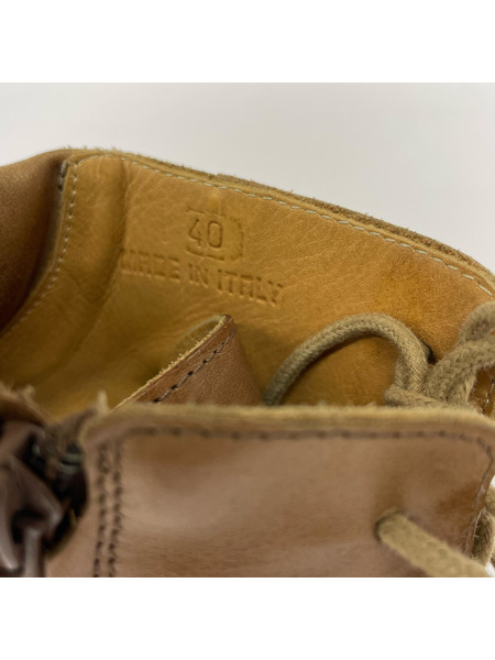 MAISON MARGIELA ブーツ サイドジップブーツ 40 BRW