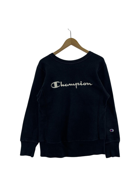 Champion スウェット・トレーナー リバースウィーブ (M) ブラック 青単[値下]