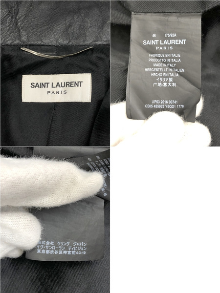 SAINT LAURENT ヴィンテージ加工 ダブル