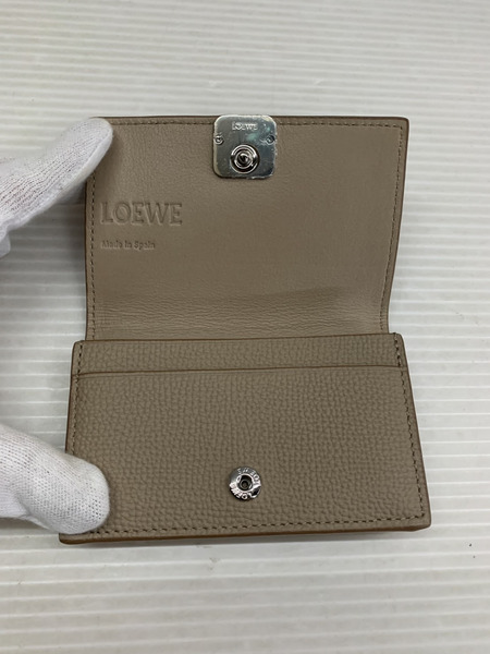 小銭入れ・コインケース LOEWE アナグラムビジネスカードホルダー BEG[値下]