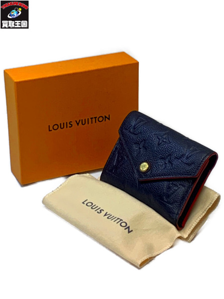 LV モノグラム・アンプラント ポルトフォイユ ヴィクトリーヌ マリーヌルージュ M64577 開封品 ダメージあり ルイ ヴィトン LOUIS VUITTON 三つ折り財布 コンパクトウォレット