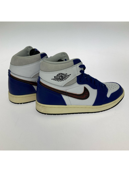NIKE スニーカー AJ1 High OG Rare Deep Royal Blue 27.5cm