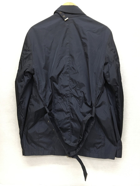 メンズラグ衣料 GUCCI ナイロンジャケット (44) ネイビー