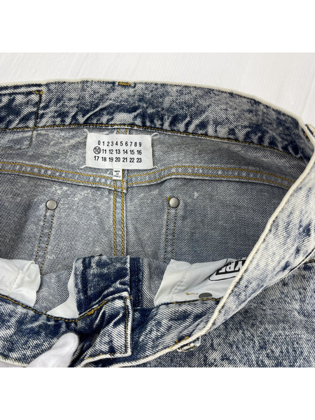 MAISON MARGIELA 18SS ケミカルウォッシュデニムパンツ ブルー S50LA010 S30611