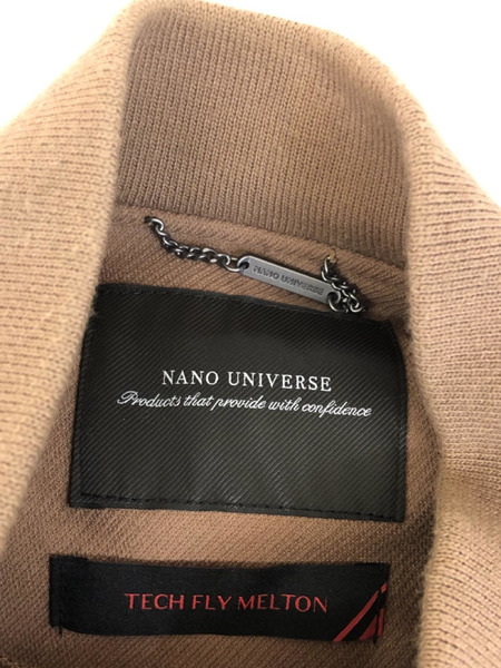 nano・universe テックフライメルトン MA-1 キャメル M[値下]