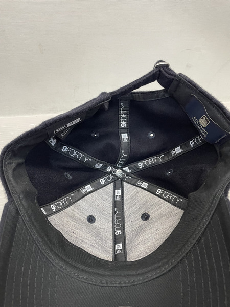 NEW ERA COLOMBO 9FORTY カシミヤ6パネルキャップ ネイビー