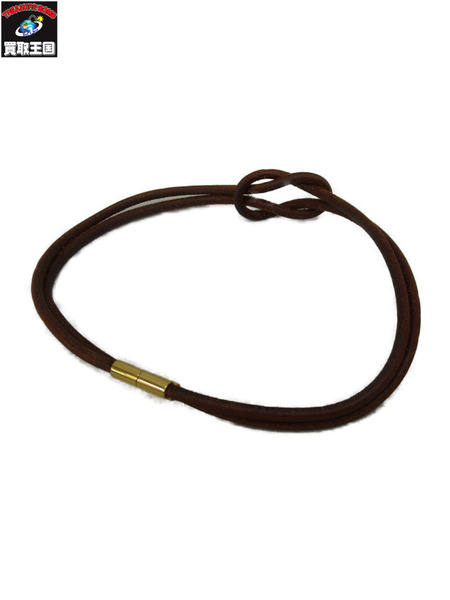 アクセサリー HERMES レザーチョーカー