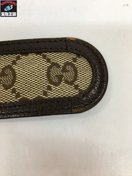 GUCCI GGキャンバス シグネチャーベルト[値下]