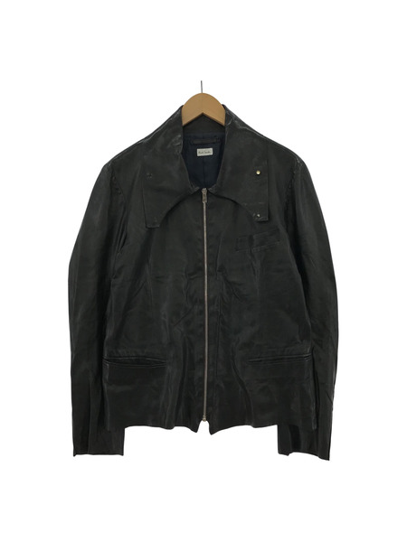 Paul Smith ブラックジャケット Mサイズ Paul Smith デザインレザージャケット M ブラック｜商品番号