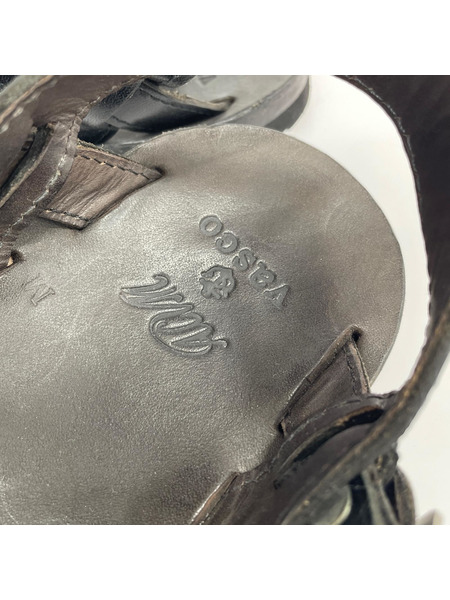 vasco  Leather Desert Sandal レザー ストラップサンダル M ブラック