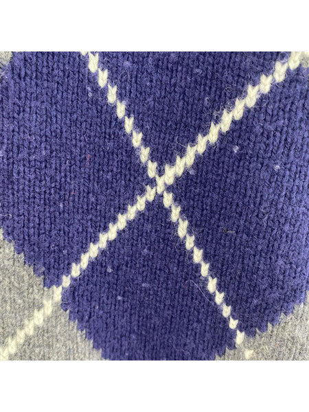COMME des GARCONS ニット・セーター HOMME モヘア混 アーガイルニット[値下]