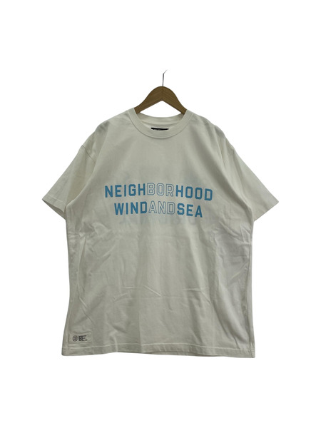 NEIGHBORHOOD 半袖Tシャツ・カットソー ×WINDANDSEA/白[値下]