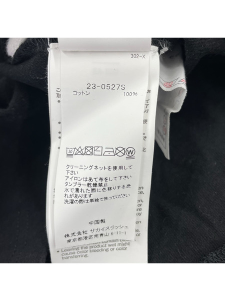 Sacai 23SS グラフィック SSTEE 5 ブラック