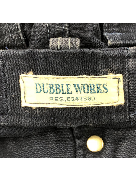 DUBBLEWORKS ベイカーパンツ 紺 (32)
