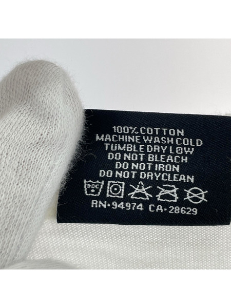 STUSSY 立方体ロゴ プリントロンTee M ホワイト[値下]