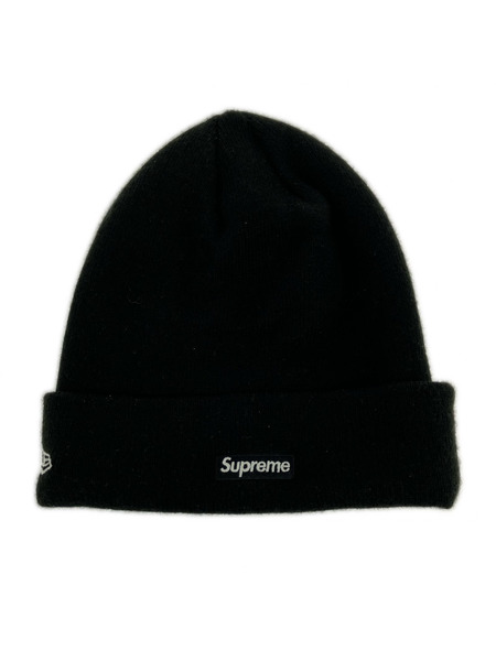 Supreme ニットキャップ NEW ERA/Sロゴ/ビーニー/黒